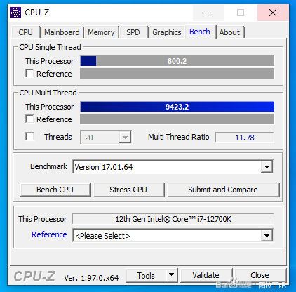 В тесте CPU-Z процессор Core i7-12700K оказался до 45 % быстрее, чем Ryzen 7 5800X и Core i9-11900K